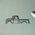 Apache 31 Classic Silhouette Metal Wall Art - Tinvibe
