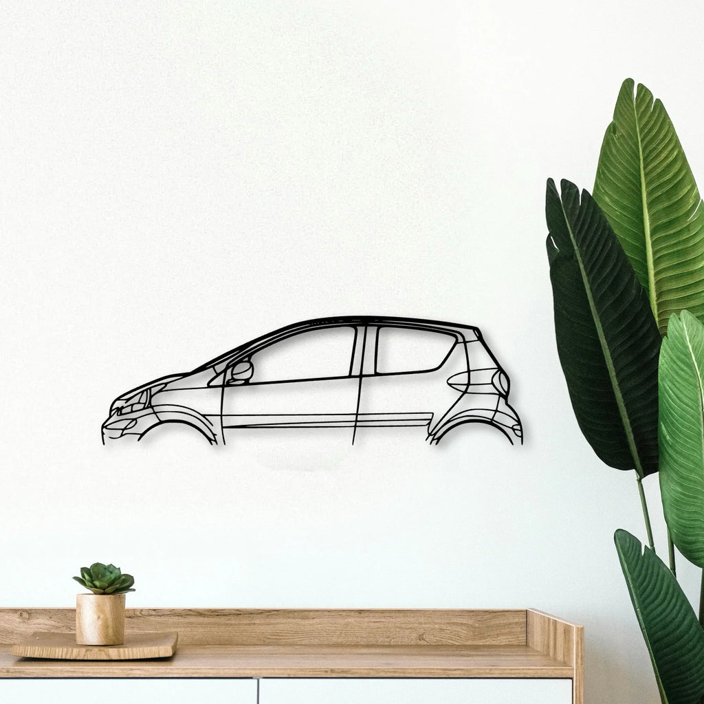Aygo 2012 Classic Silhouette Metal Wall Art - Tinvibe
