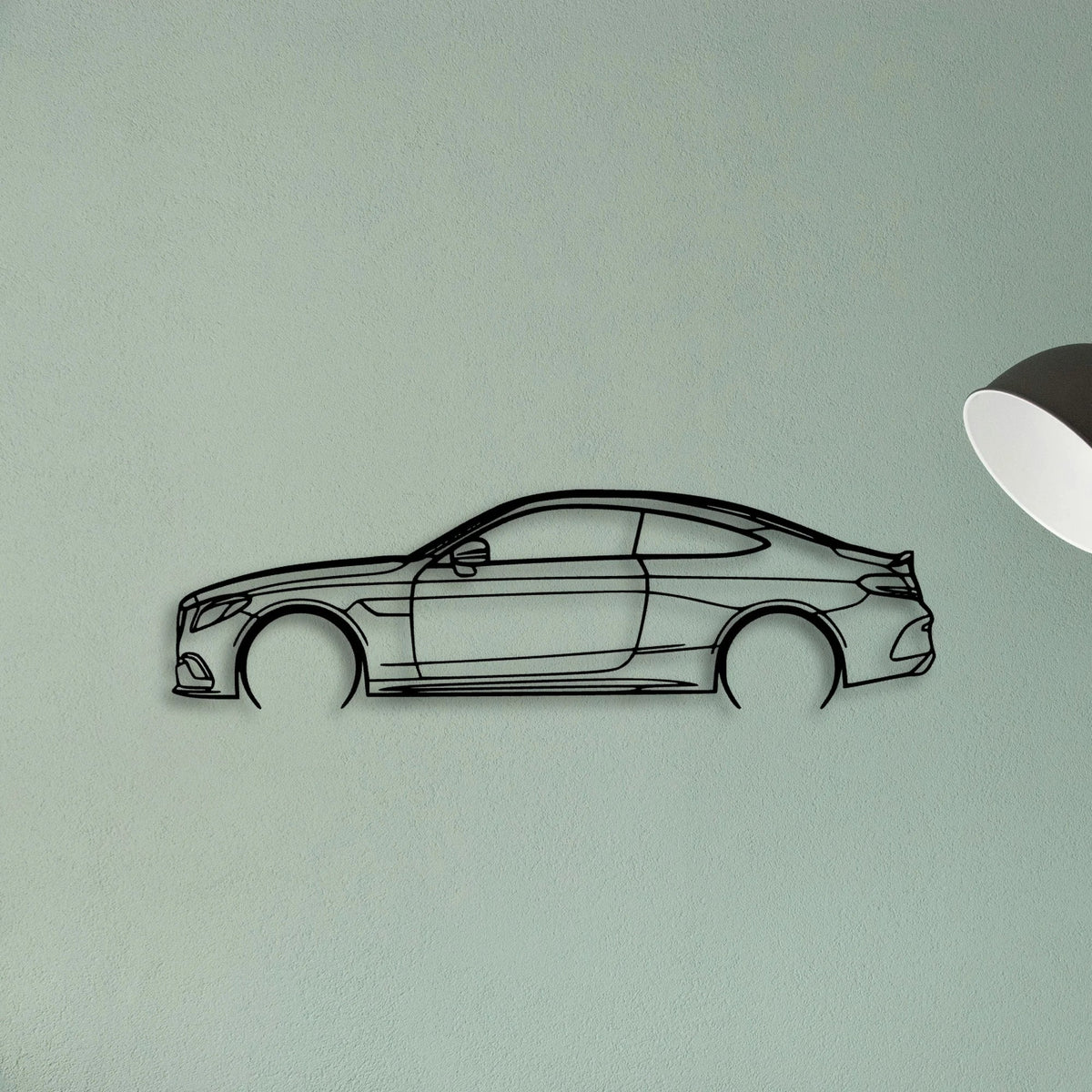 C63S 2019 Classic Silhouette Metal Wall Art - Tinvibe