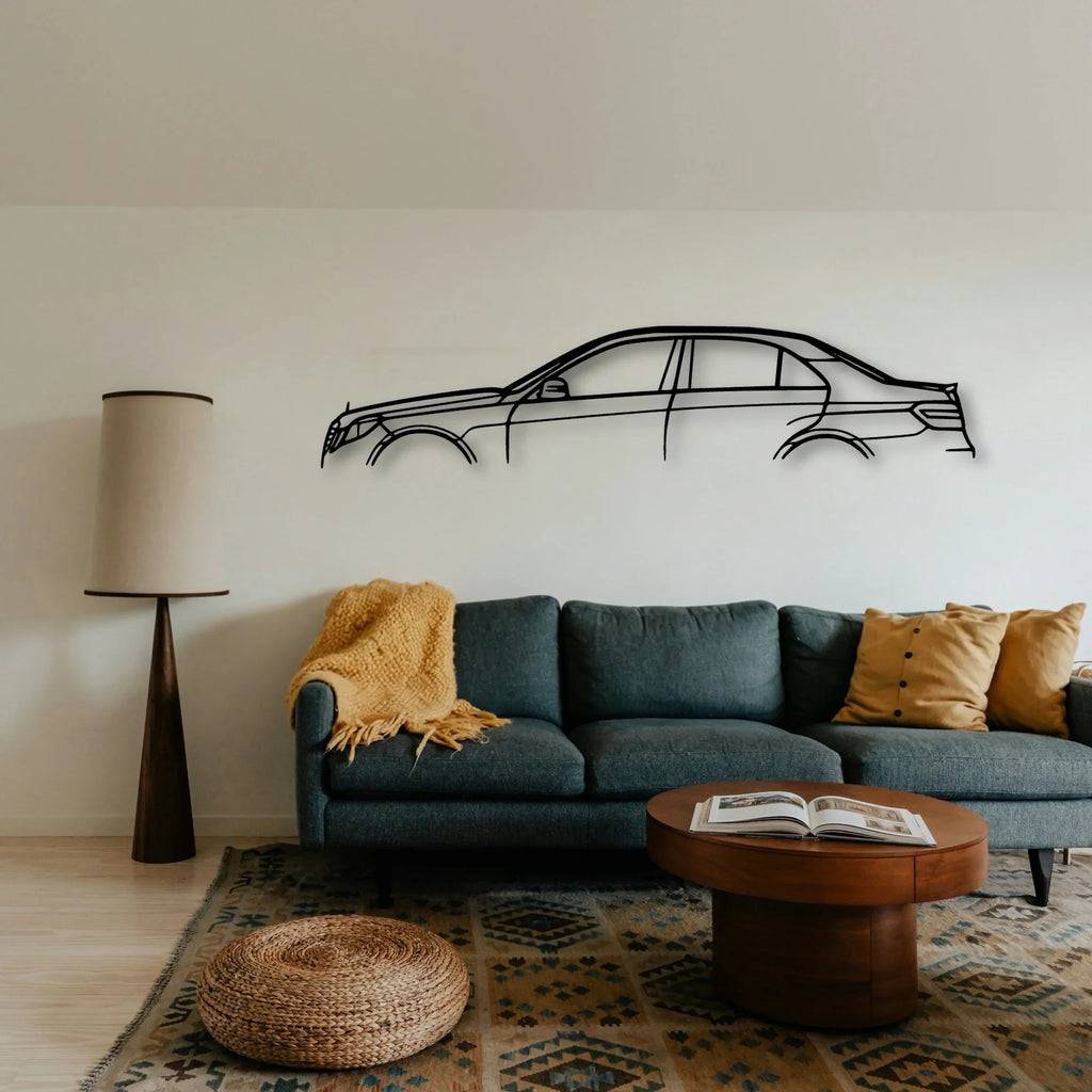 E550 W212 Classic Silhouette Metal Wall Art - Tinvibe
