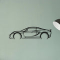 Elise 2006 Classic Silhouette Metal Wall Art - Tinvibe