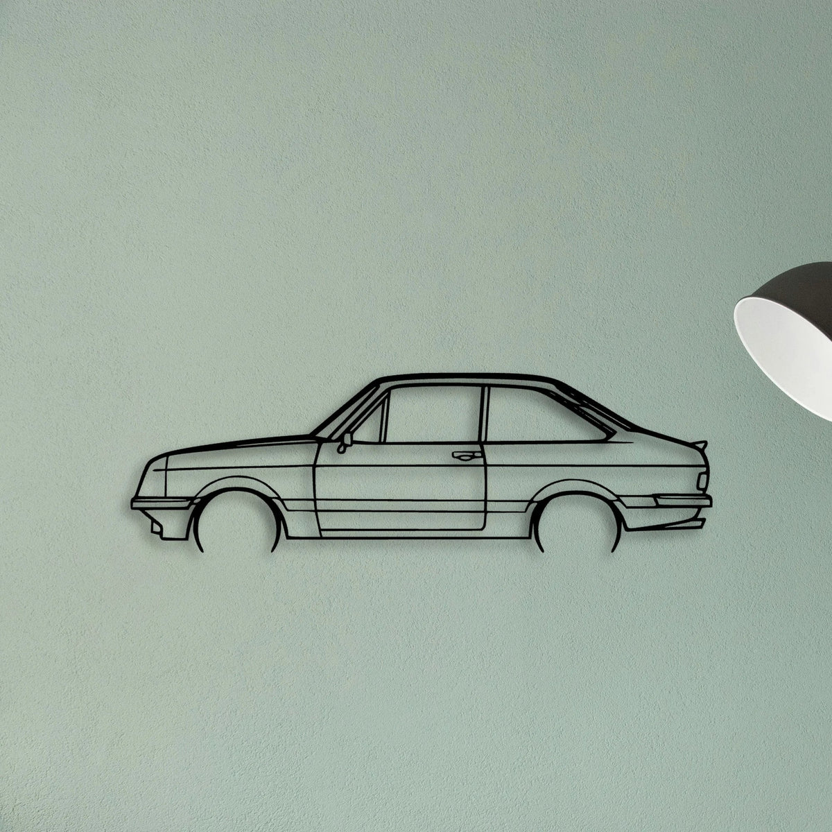 Escort MK2 RS2000 Classic Silhouette Metal Wall Art - Tinvibe
