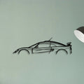 Exige S1 2000 Classic Silhouette Metal Wall Art - Tinvibe