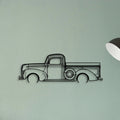F100 1940 Classic Silhouette Metal Wall Art - Tinvibe