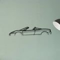 F360 Spyder Classic Silhouette Metal Wall Art - Tinvibe