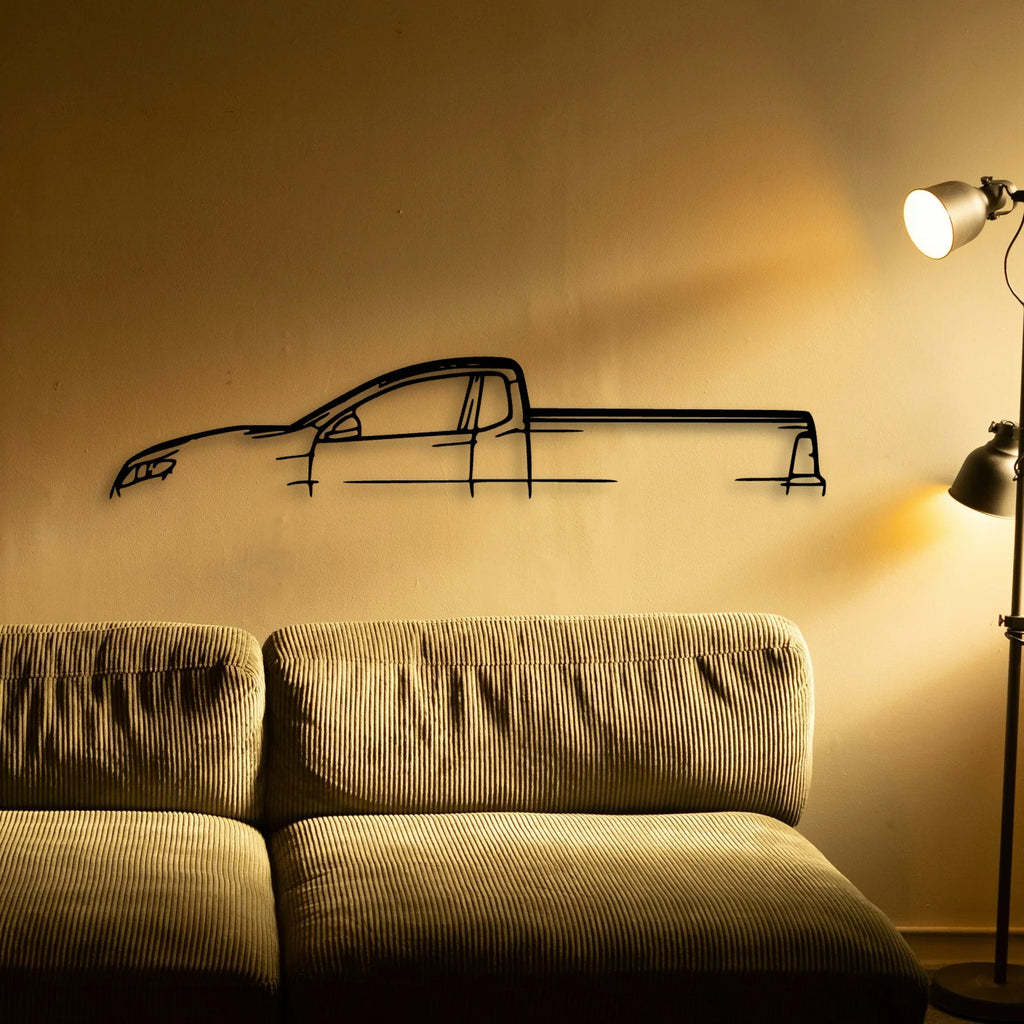 F6 Falcon UTE Classic Silhouette Metal Wall Art - Tinvibe