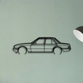 Falcon XF 1987 Classic Silhouette Metal Wall Art - Tinvibe
