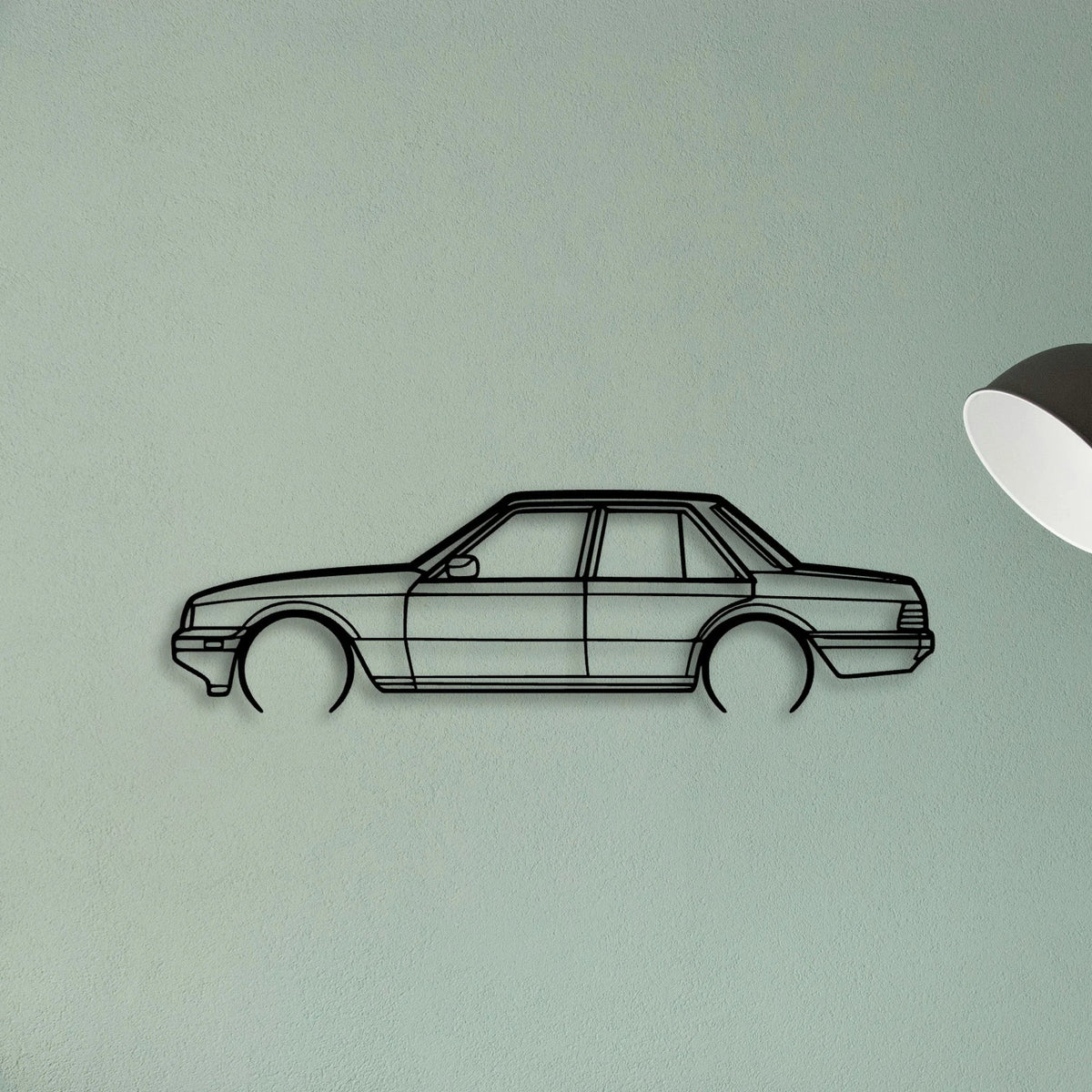 Falcon XF 1987 Classic Silhouette Metal Wall Art - Tinvibe