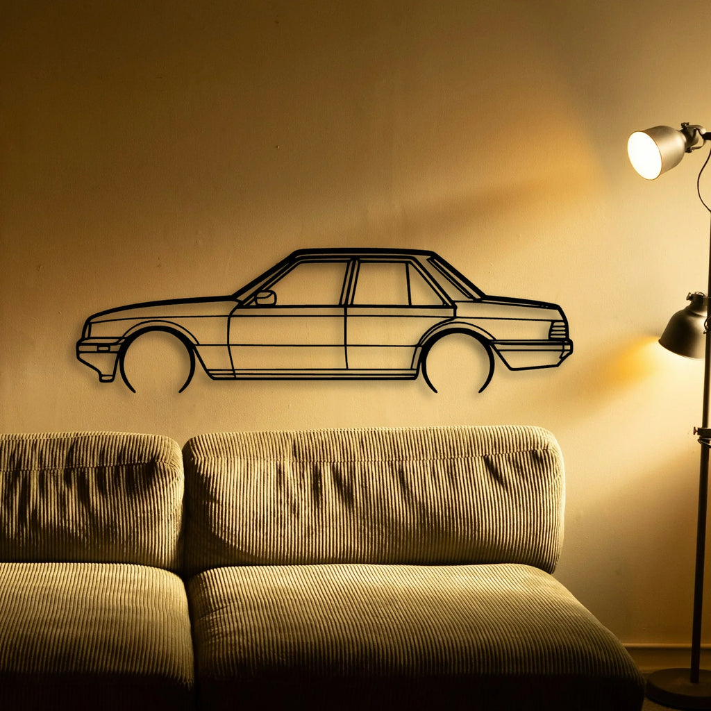 Falcon XF 1987 Classic Silhouette Metal Wall Art - Tinvibe
