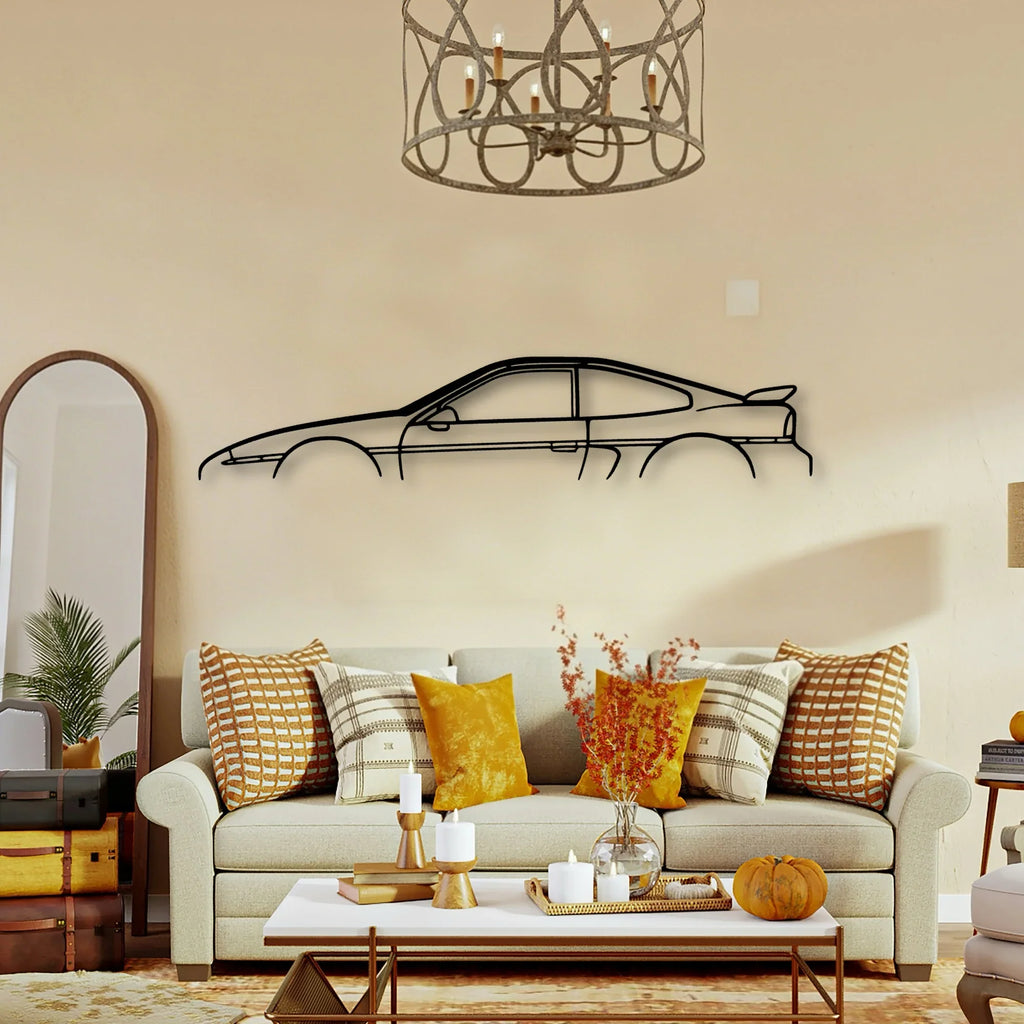 Fiero GT Classic Silhouette Metal Wall Art - Tinvibe