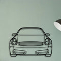 G35 2007 Classic Silhouette Metal Wall Art - Tinvibe