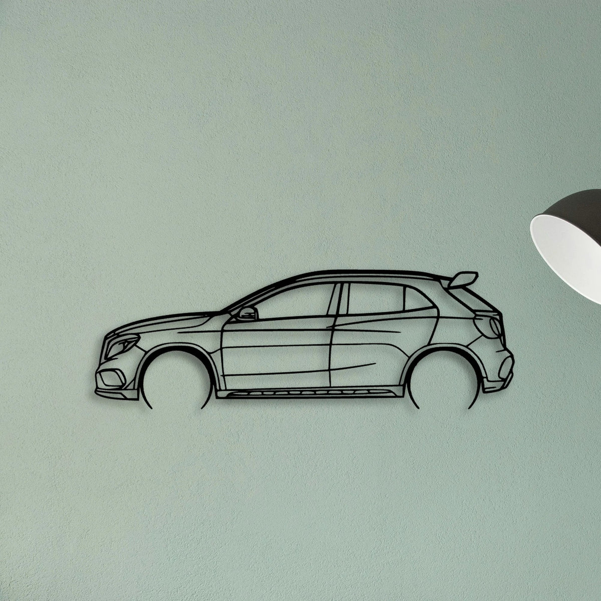 GLA45 Classic Silhouette Metal Wall Art - Tinvibe