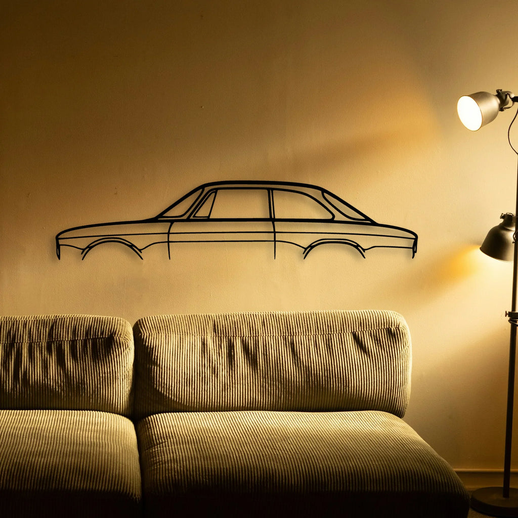GTV 1973 Classic Silhouette Metal Wall Art - Tinvibe