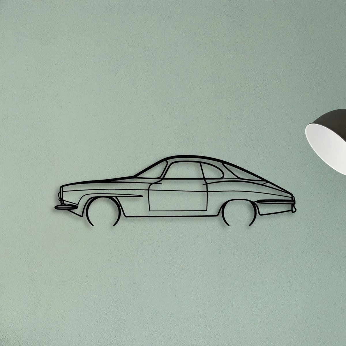 Giulia 1964 Classic Silhouette Metal Wall Art - Tinvibe