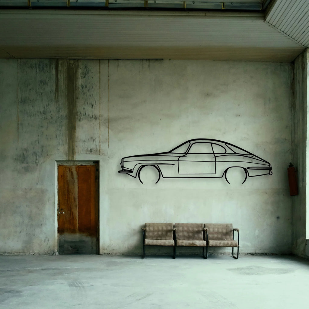 Giulia 1964 Classic Silhouette Metal Wall Art - Tinvibe