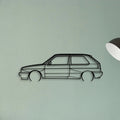 Golf Rallye Classic Silhouette Metal Wall Art - Tinvibe