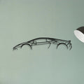 Huracan Classic Silhouette Metal Wall Art - Tinvibe