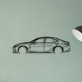IS350 F Sport 2 Classic Silhouette Metal Wall Art - Tinvibe