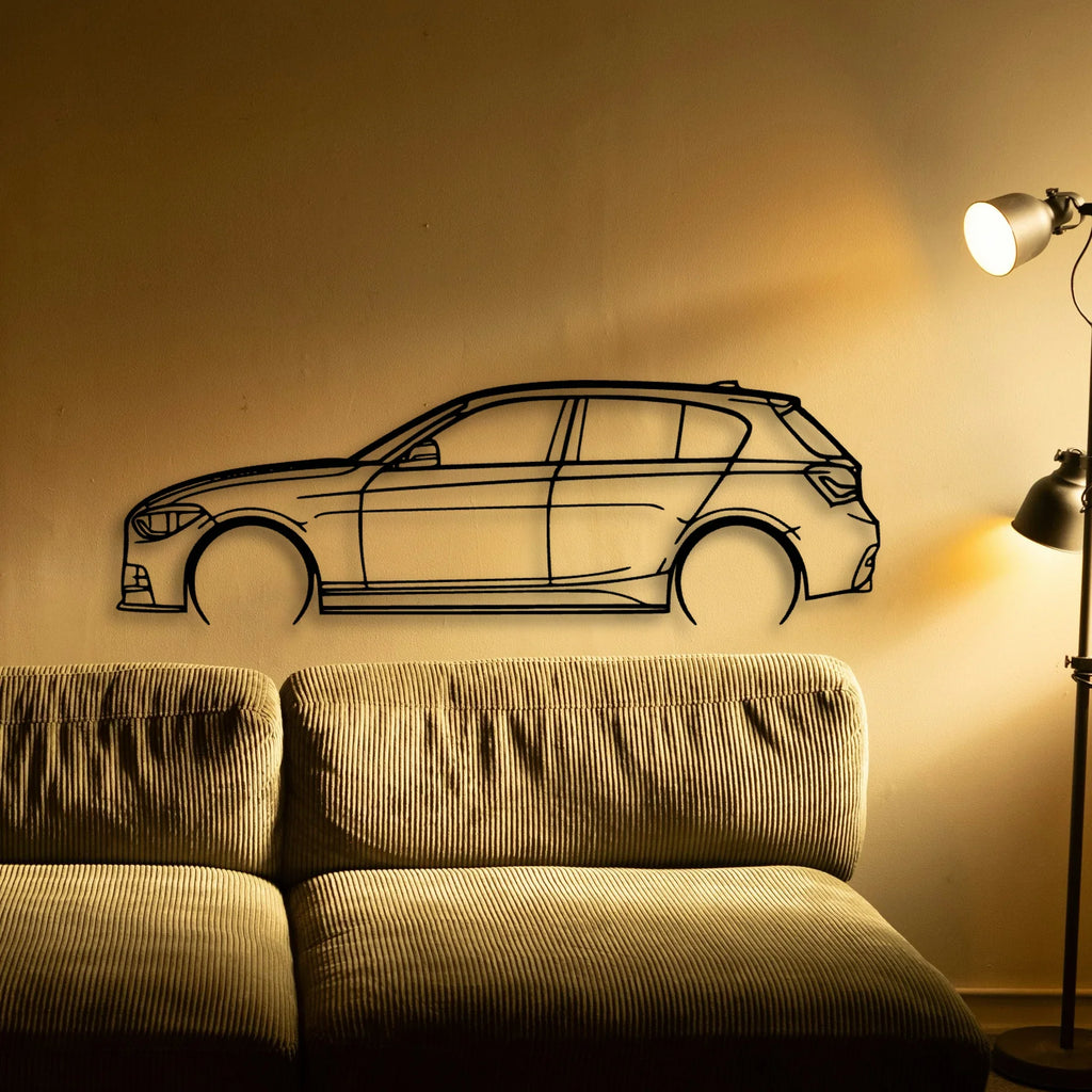 M135I 2014 Classic Silhouette Metal Wall Art - Tinvibe