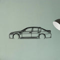M5 E60 2 Classic Silhouette Metal Wall Art - Tinvibe