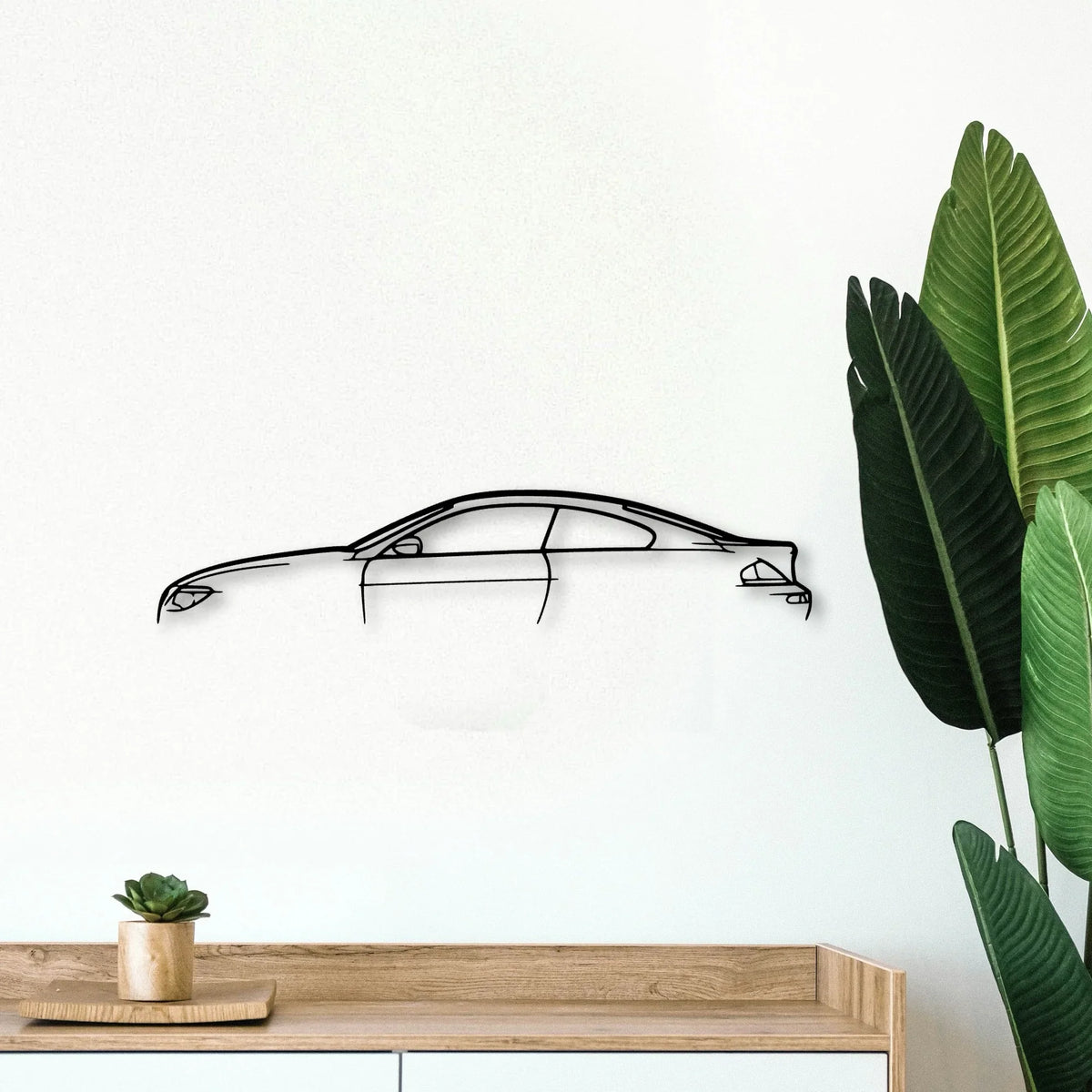 M6 E63 Classic Silhouette Metal Wall Art - Tinvibe