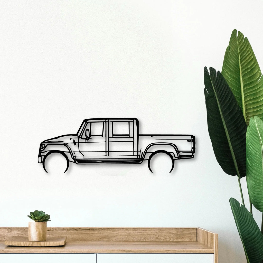 MXT Classic Silhouette Metal Wall Art - Tinvibe