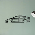 Model 3 2 Classic Silhouette Metal Wall Art - Tinvibe