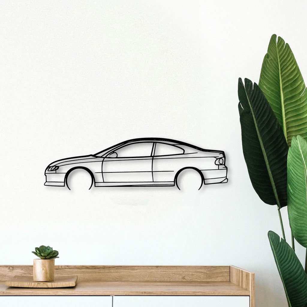 Monaro V8 Classic Silhouette Metal Wall Art - Tinvibe