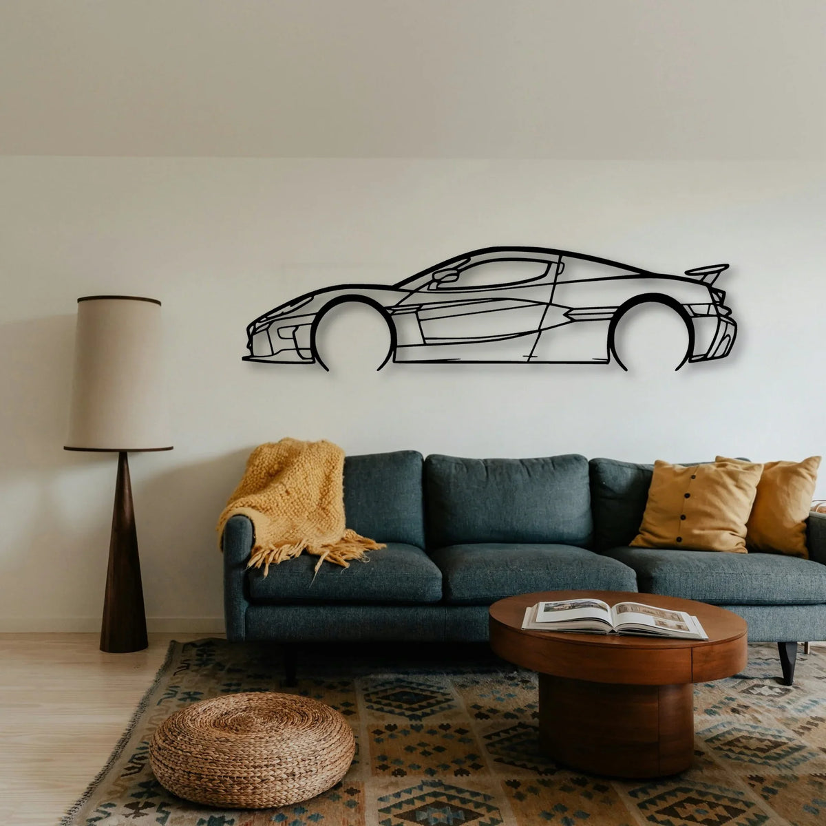 Nevera Classic Silhouette Metal Wall Art - Tinvibe