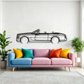 Phantom Drophead 2008 Classic Silhouette Metal Wall Art - Tinvibe