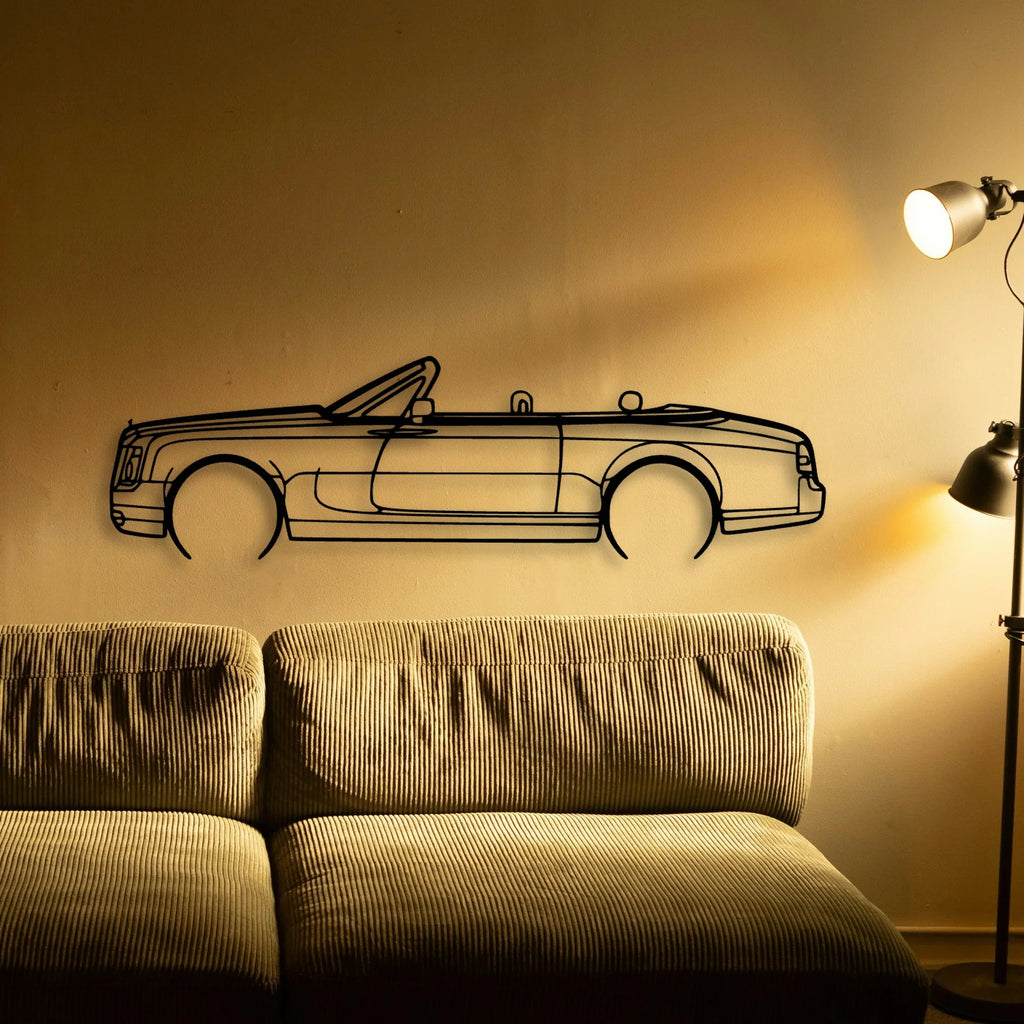 Phantom Drophead 2008 Classic Silhouette Metal Wall Art - Tinvibe