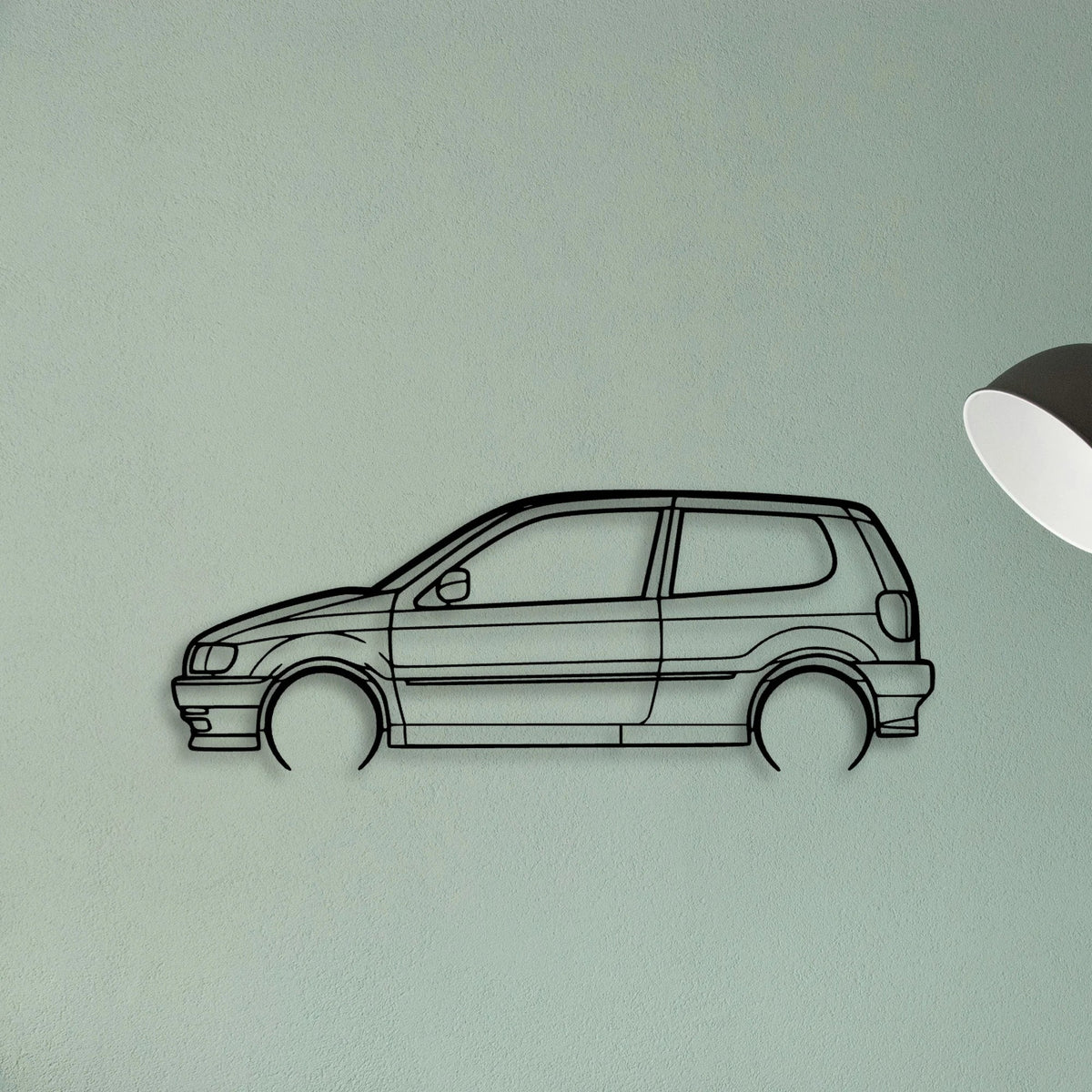Polo 1995 Classic Silhouette Metal Wall Art - Tinvibe