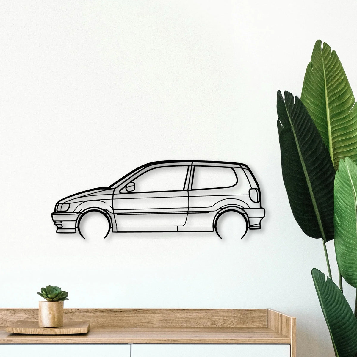 Polo 1995 Classic Silhouette Metal Wall Art - Tinvibe