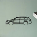 RS4 Avant 2006 Classic Silhouette Metal Wall Art - Tinvibe