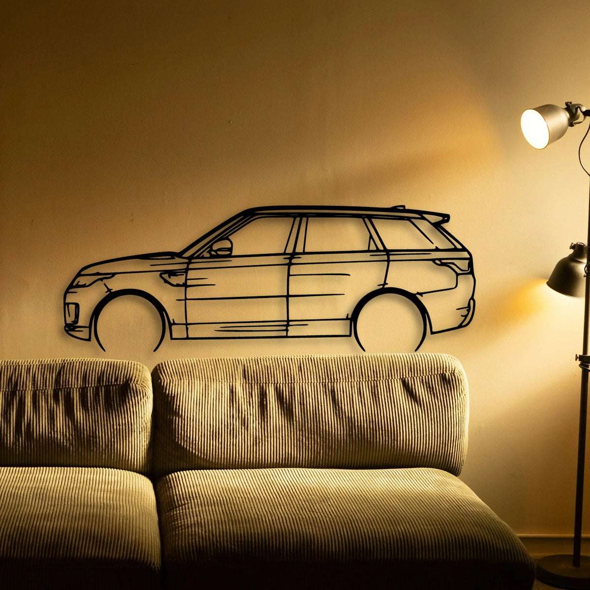 Range Sport 2020 Classic Silhouette Metal Wall Art - Tinvibe