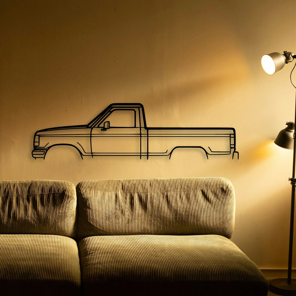 Ranger 1992 Classic Silhouette Metal Wall Art - Tinvibe