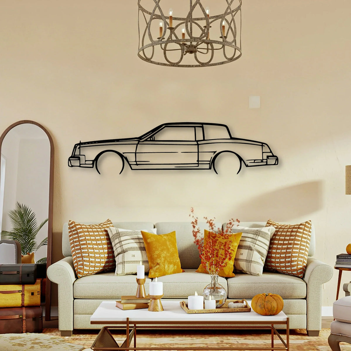 RIV 1985 Classic Silhouette Metal Wall Art - Tinvibe