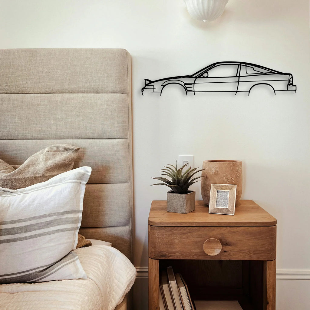 S13 180SX Classic Silhouette Metal Wall Art - Tinvibe