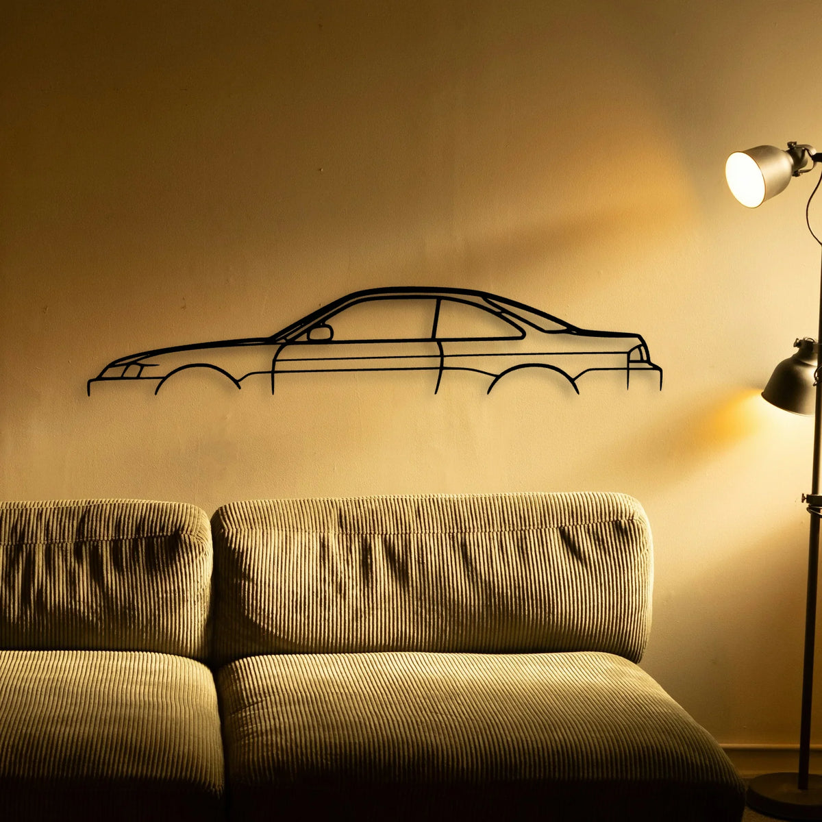 S14 1997 Classic Silhouette Metal Wall Art - Tinvibe