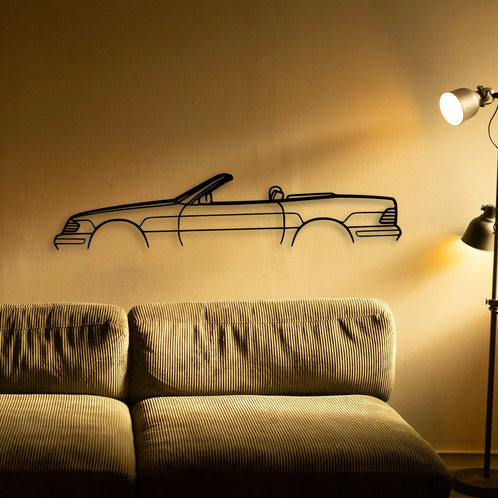 SL Class R129 Classic Silhouette Metal Wall Art - Tinvibe