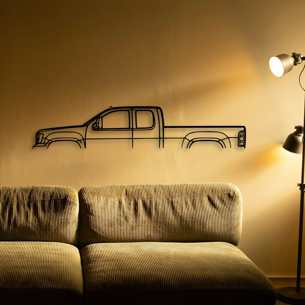 Sierra 2011 Classic Silhouette Metal Wall Art - Tinvibe