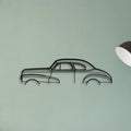 Stylemaster Coupe 1948 Classic Silhouette Metal Wall Art - Tinvibe