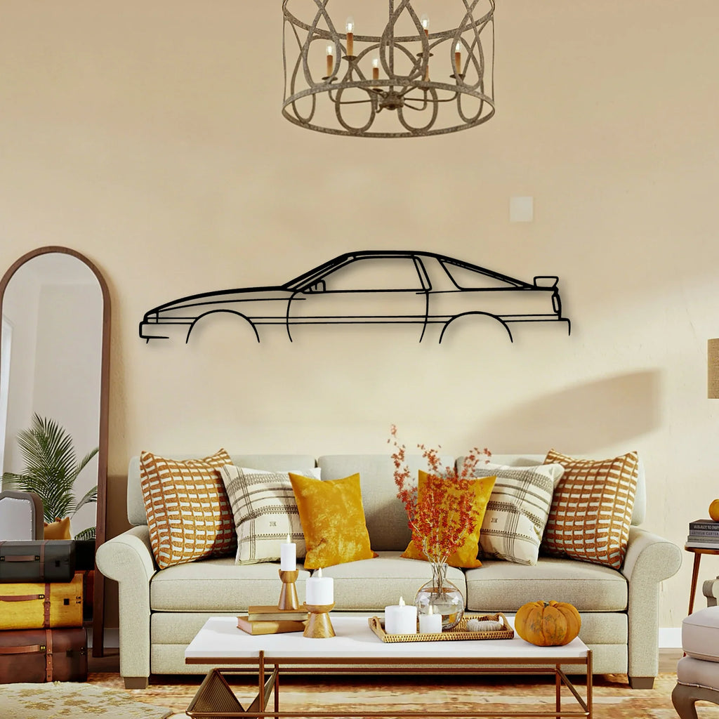 Supra MK3 Classic Silhouette Metal Wall Art - Tinvibe