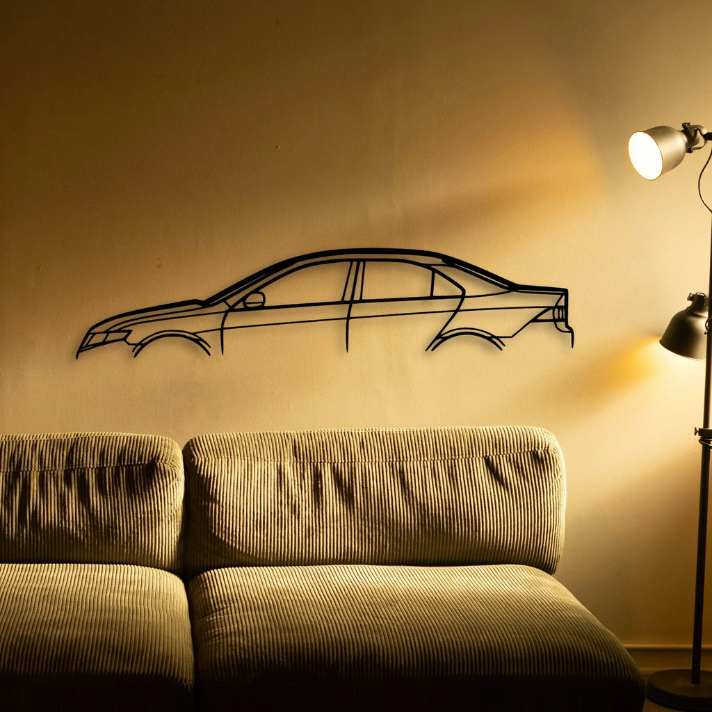TSX 2008 Classic Silhouette Metal Wall Art - Tinvibe