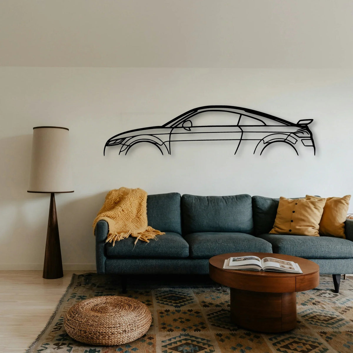TT RS MK3 Classic Silhouette Metal Wall Art - Tinvibe