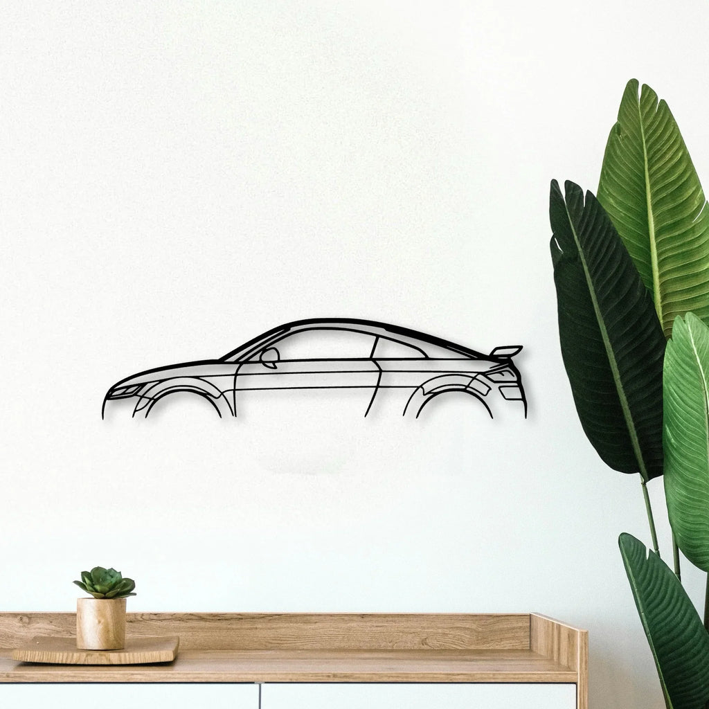 TT RS MK3 Classic Silhouette Metal Wall Art - Tinvibe