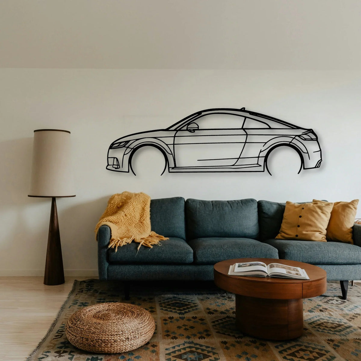 TTS 8S Classic Silhouette Metal Wall Art - Tinvibe