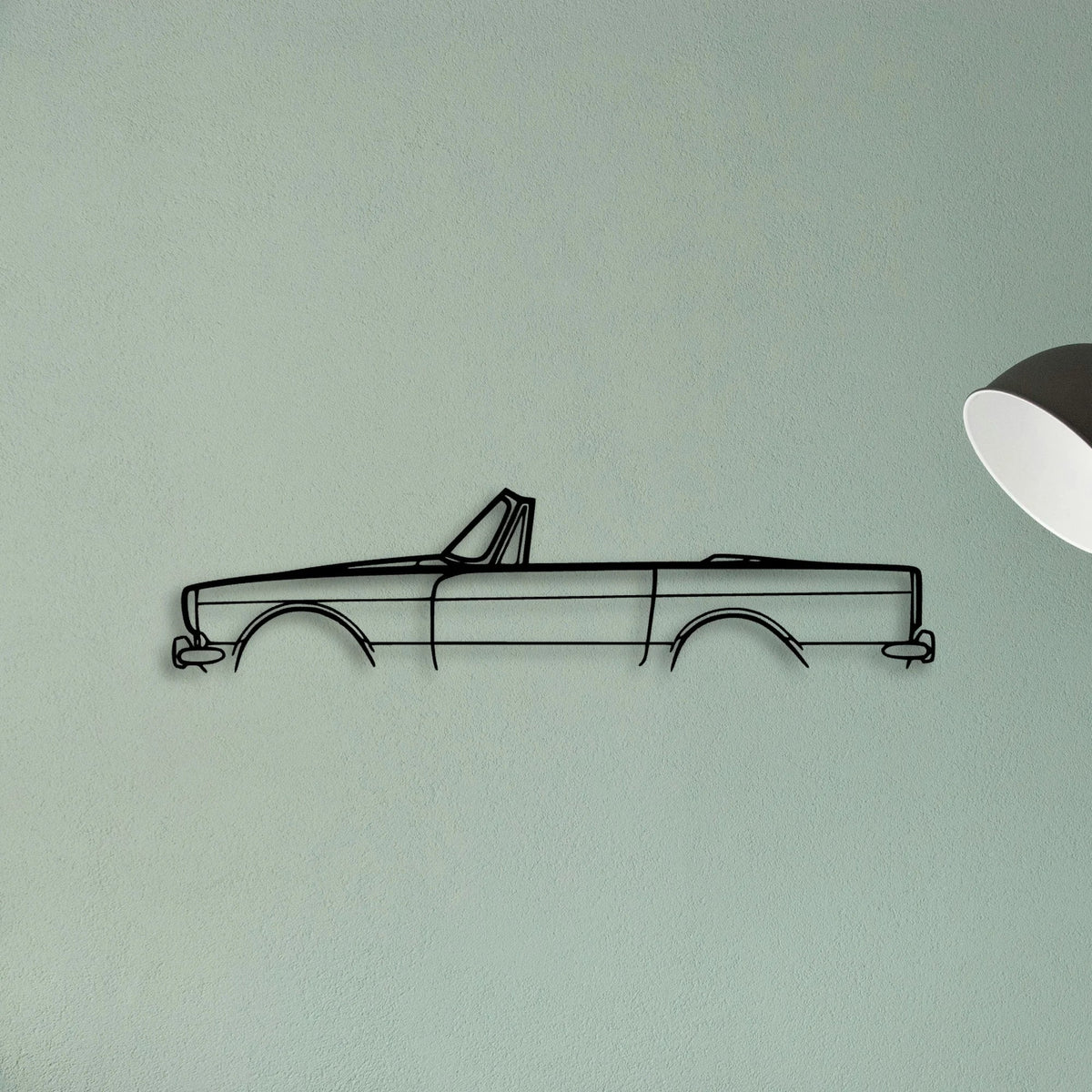 Tiger MK1A 1965 Classic Silhouette Metal Wall Art - Tinvibe