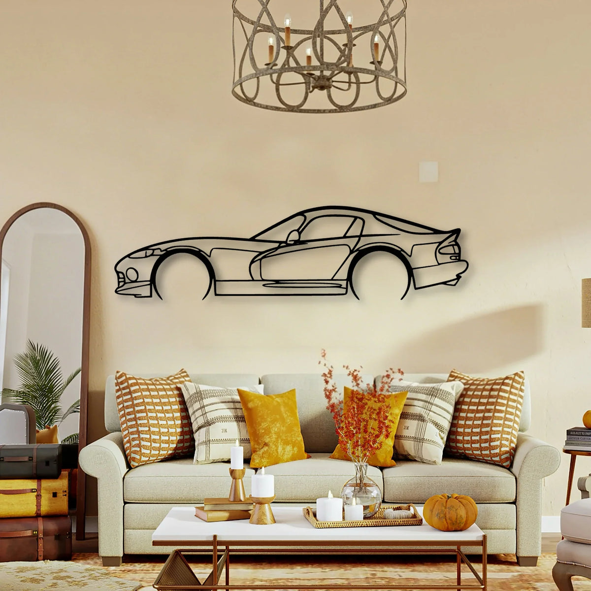 Viper ACR SR II 2002 Classic Silhouette Metal Wall Art - Tinvibe