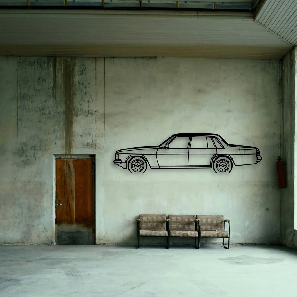 WB Caprice 1981 Classic Silhouette Metal Wall Art - Tinvibe